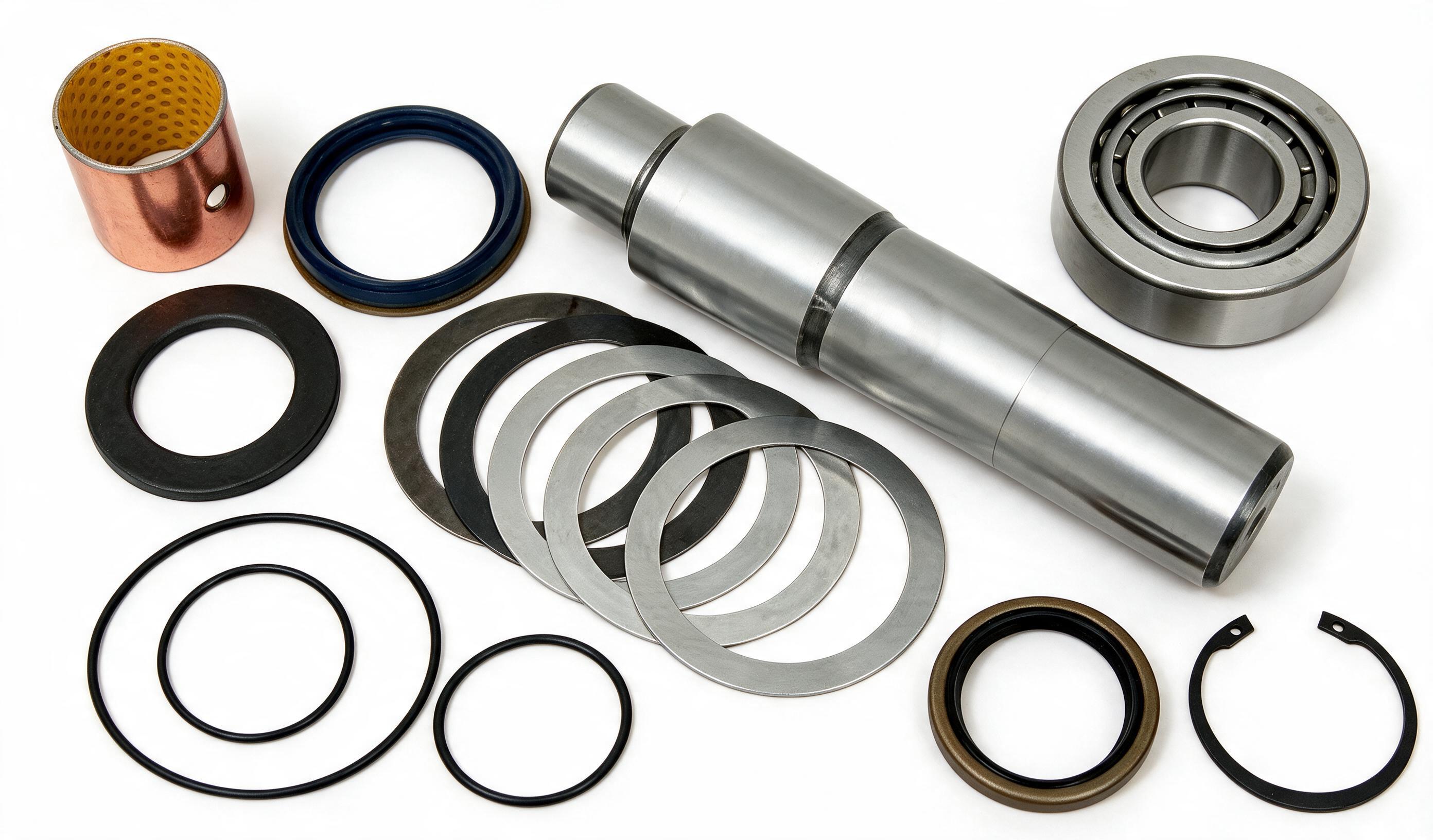 Scania king pin kit contents